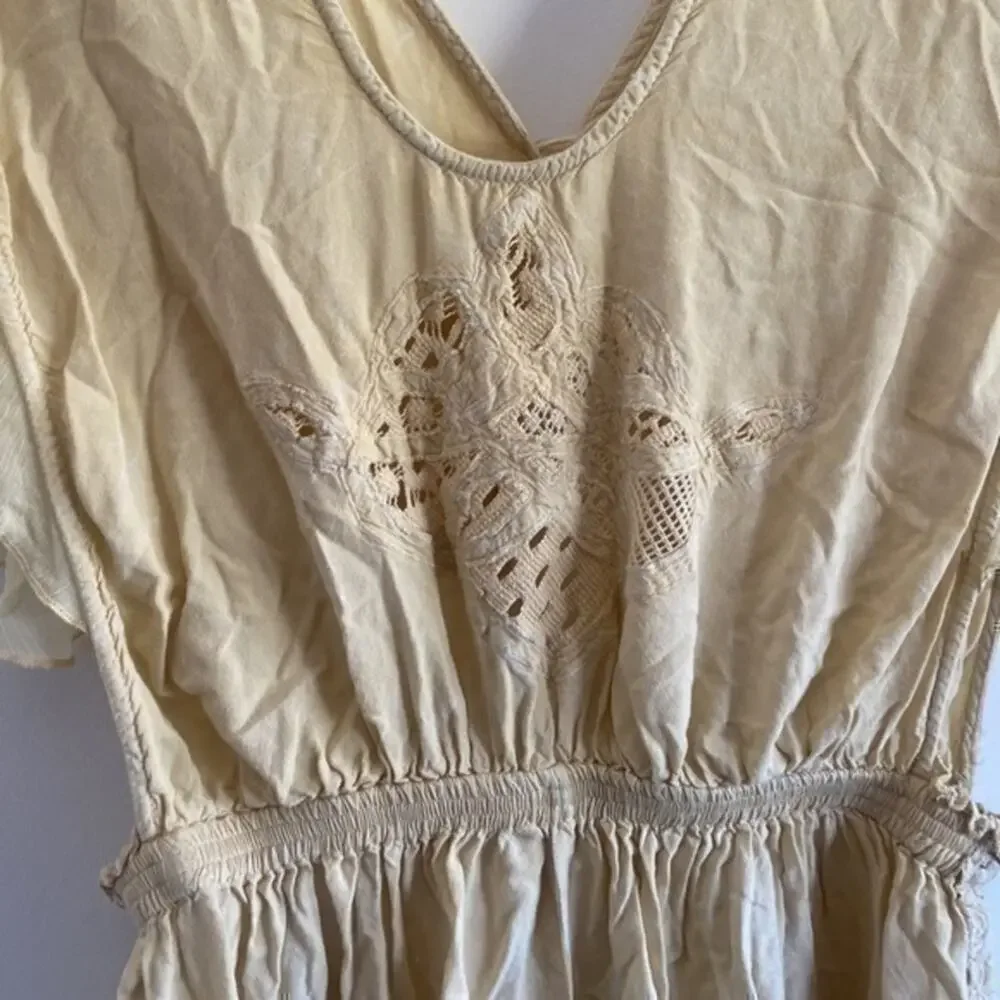Free People pale yellow